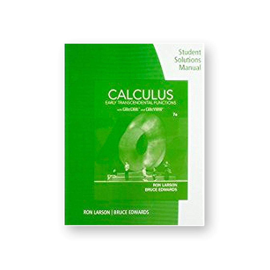 Student Solutions Manual Vol. 1 for Calculus of a Single Variable: Early  Transcendental Functions